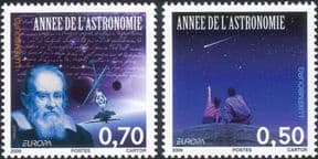 Luxembourg 2009 Europa/ Astronomy/ Galileo/ Space/ Stars/ Astronomers/ Science 2v set (lu10139)