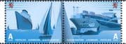 Luxembourg 2010 Liner/ Container Ships/ Fire Boat/ Yachts/ Boats/ Transport 2v s-t pr (lu10141)