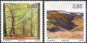 Luxembourg 2011 Europa/ Forests/ Trees/ Nature/ Conservation/ Environment 2v set (lu10149)