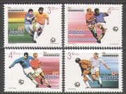 Macau 1998 Football / WC / France / Soccer 4v set (n22821)