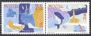 Macau 1998 IYO / Oceans / Whales / Mermaids / Bird / Marine / Nature 2v pr (b3044)