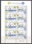 Macau 1999 Sailing Ships / Fish / Crab / Marine / Nature / Transport / StampEx 8v sht b3046