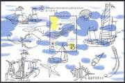 Macau 1999 Ships / Whales / Fish / Shells / Marine / Nature / StampEx 1v m / s (b3040)
