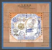 Macau 2000 Ceramics / Vase / Pot / Plate 6v s-t shtlt n22075