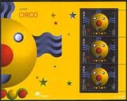 Madeira 2002 Europa / Circus / Clown / Clowns / Animation 3v m / s (b9535)