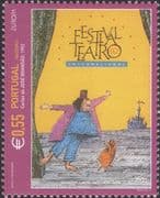 Madeira 2003 Europa/ Poster Art/ Theatre Festival/ Actor/ Rabbit/ Castle 1v (n46086)