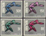 Malawi 1972 Olympic Games/ Olympics/ Sport/ Boxing/ Animation 4v set (n20072)