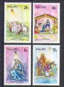 Malawi 1991 Christmas / Greetings / Animation 4v set n14859