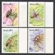 Malawi 1991 Insects / Nature / Beetles 4v set (n14842)