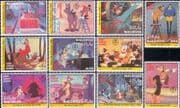 Maldives 1992 Disney/ Goofy/ Films/ Cinema/ Animation/ Cartoons 11v set (b2033q)