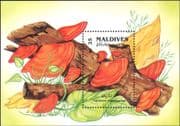 Maldives 1992 Fungi/ Mushrooms/ Plants/ Nature 1v m/s (s1836t)