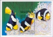 Maldives 1993 Anemone Fish/ Marine/ Tropical/ Wildlife/ Nature 1v m/s (b6745h)