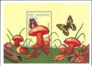 Maldives 1995 Butterflies/ Fungi/ Insects/ Nature/ Plants/ StampEx/ Butterfly 1v m/s (b2918)