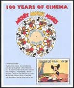 Maldives 1996 Disney / Mickey Mouse / Cartoons / AnimationFilms / Cinema 1v m / s (d00270)
