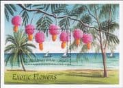 Maldives 1997 Bell Mimosa/ Trees/ Nature/ Flowers/ Plants 1v m/s (s3491p)