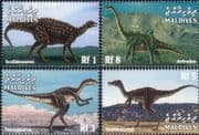 Maldives 1999 Dinosaurs/ Prehistoric Animals/ Reptiles/ Nature 4v set (s1032t)