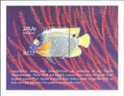 Maldives 1999 Marine Life/ Angelfish/ Fish/ Nature/ Wildlife 1v m/s (b9092n)