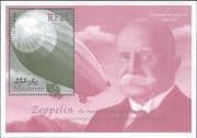 Maldives 2000 Count Ferdinand von Zeppelin/ Airship/ Balloon/ Transport 1v m/s (n26390g)
