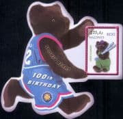 Maldives 2002 Teddy Bear/ Bears/ Teddies/ Toys/ Skiing/ Winter Sports/ Games 1v m/s (s5456f)