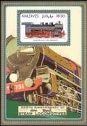 Maldives 2004 Steam Trains/ 200th Anniversary/ Railways/ Rail/ Locomotives/ Transport 1v m/s n12546