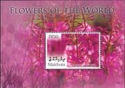 Maldives 2007 Flowers of the World/ Plants/ Nature/ Fireweed 4v m/s (b9427j)