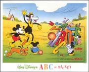 Mali 1996 Disney/ Mickey Mouse/ ABC/ Alphabet/ Cartoons/ Animation 1v m/s (ad1070)
