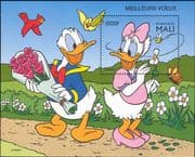 Mali 1997 Disney/ Donald Duck/ Daisy/ Bee/ Cartoons/ Animation/ Films 1v m/s (ad1143)
