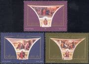 Malta 1992 Christmas/ Art/ Cali/ Artists/ Painters/ Paintings 3v set (n20730)