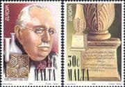 Malta 1994 Europa/ Discoveries/ Brucella/ Medical/ Science/ Writing 2v set (n20617)