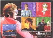 Malta 2003 Elton John/ Music/ Birds/ Dove/ Buildings/ Entertainment/ People m/s s5022