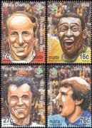 Malta 2006 Football/ Pele/ Charlton/ Zoff/ Beckenbauer/ Soccer/ Sports/ People 4v set (n16823)
