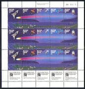Marshall Is 1985 Space / Comet / Satellites 15v sht n31696
