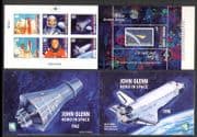 Marshall Is 1998 John Glenn/ Astronauts/ People/ Space/ Rocket/ Stars 6v + m/s bklt (n22904)