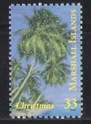 Marshall Islands 2000 Christmas / Tree / Greeting 1v b7217a