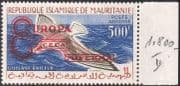 Mauritania 1962 Slender-billed Gull/ Bird/ Europa/ CECA 1v red o/p type 2 (n25412)