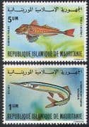 Mauritania 1979 Fish / Marine / Nature / Wildlife / Fishing 2v set (n41031)