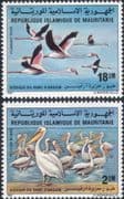 Mauritania 1981 Flamingos/ Pelicans/ Birds/ Nature/ Wildlife 2v set (b1745b)