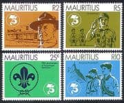 Mauritius 1982 Baden-Powell / Scouts / Scouting / Mountain Climbing 4v set (n40080)