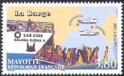 Mayotte 1998 Ship/ Ferry/ Boats/ Nautical/ Transport / Business/ Commerce/ People/ Maps 1v (n42710)