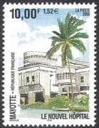 Mayotte 2000 Hospital/ Medical/ Health/ Welfare/ Buildings/ Architecture/ Palm Tree/ Palms/ Trees/ Nature 1v (n42772)