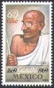 Mexico 1969 Mahatma Gandhi/ People/ Politics/ Politicians/ Government 1v (n25296)