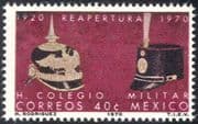 Mexico 1970 Military College/ Uniforms/ Helmet/ Kepi 1v (n42912)