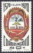 Mexico 1970 Trees/ Towns /Celeya/ Coat of Arms/ History 1v (n25299)
