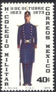 Mexico 1973 Military College 150th Anniversary/ Soldier/ Uniform/ Rifle/ Weapon 1v (n42922)
