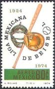 Mexico 1974 Mexican Baseball League 50th Anniversary/ Sport/ Games 1v (n25401)