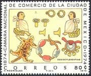 Mexico 1975 Chamber of Commerce Centenary/ Business/ Trade/ Gold 1v (n42038)