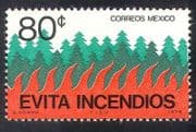 Mexico 1976 Fire Prevention / Trees / Forest / Flames / Animation 1v (n24977)