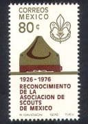 Mexico 1976 Scouts / Scouting / Youth / Leisure / Badge / Scout Hat 1v (n25822)