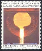 Mexico 1976 Steel / Metal / Industry / Iron / Minerals / Foundry / Commerce 1v (n27277)