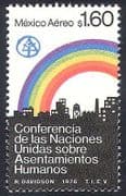 Mexico 1976 UN / Buildings / Rainbow / Animation 1v (n29198)